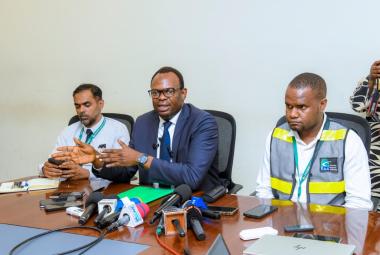 Mkurugenzi Mkuu wa Mamlaka ya Viwanja vya Ndege Zanzibar (ZAA), Ndugu Seif Abdalla Juma Akizungumza na Vyombo vya Habari